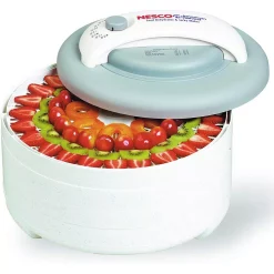 Food Processing Nesco American Harvest Snackmaster 6-Tray Dehydrator And Jerky Maker In White -Costway Shop white nesco dehydrators fd 61whck 4f 1000