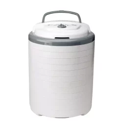 Food Processing Nesco Snackmaster Pro 5-Tray White Food Dehydrator With Temperature Control -Costway Shop white nesco dehydrators fd 75pr 40 1000