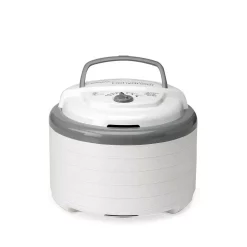Food Processing Nesco Snackmaster Pro 5-Tray White Food Dehydrator With Temperature Control -Costway Shop white nesco dehydrators fd 75pr c3 1000