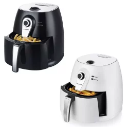 Air Fryers Ovente 3.2 Qt. White Electric Air Fryer With 30-min Timer, Adjustable Temperature Controls, Includes Fry Basket And Grill Pan 6 Air Fryers Ovente 3.2 Qt. White Electric Air Fryer With 30-min Timer, Adjustable Temperature Controls, Includes Fry Basket And Grill Pan -Costway Shop white ovente air fryers fam21302w 44 1000