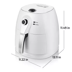 Air Fryers Ovente 3.2 Qt. White Electric Air Fryer With 30-min Timer, Adjustable Temperature Controls, Includes Fry Basket And Grill Pan 8 Air Fryers Ovente 3.2 Qt. White Electric Air Fryer With 30-min Timer, Adjustable Temperature Controls, Includes Fry Basket And Grill Pan -Costway Shop white ovente air fryers fam21302w 76 1000