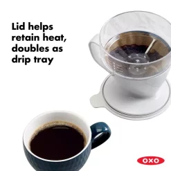 Coffee Makers OXO Good Grips 1.5-Cup White Pour-Over Coffee Maker -Costway Shop white oxo drip coffee makers 11180100 fa 1000