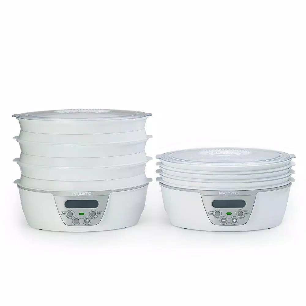 Food Processing Presto Dehydro 6 Tray White Digital Electric Food Dehydrator With Digital Thermostat And Timer 4 Food Processing Presto Dehydro 6 Tray White Digital Electric Food Dehydrator With Digital Thermostat And Timer - Image 2