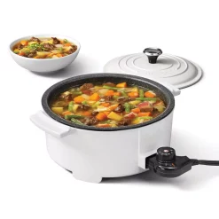 Cookers Starfrit THE ROCK 3.2 Qt. White Electric Casserole Slow Cooker 9 Cookers Starfrit THE ROCK 3.2 Qt. White Electric Casserole Slow Cooker -Costway Shop white starfrit slow cookers 024423 003 0000 31 1000