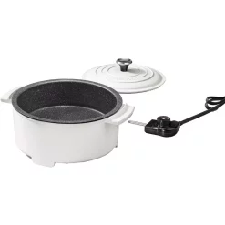 Cookers Starfrit THE ROCK 3.2 Qt. White Electric Casserole Slow Cooker 4 Cookers Starfrit THE ROCK 3.2 Qt. White Electric Casserole Slow Cooker -Costway Shop white starfrit slow cookers 024423 003 0000 4f 1000