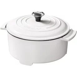 Cookers Starfrit THE ROCK 3.2 Qt. White Electric Casserole Slow Cooker