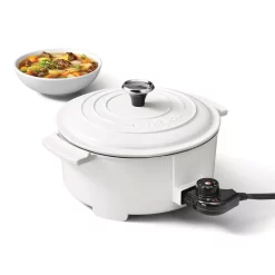 Cookers Starfrit THE ROCK 3.2 Qt. White Electric Casserole Slow Cooker 8 Cookers Starfrit THE ROCK 3.2 Qt. White Electric Casserole Slow Cooker -Costway Shop white starfrit slow cookers 024423 003 0000 76 1000