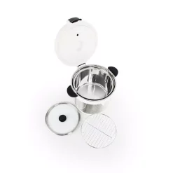 Cookers Tayama 7 Qt. Stainless Steel White Thermal Cooker/Slow Cooker -Costway Shop white tayama slow cookers txm 70xl 1f 1000