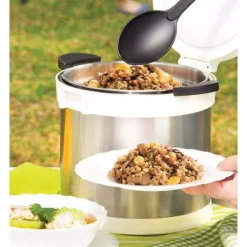 Cookers Tayama 7 Qt. Stainless Steel White Thermal Cooker/Slow Cooker -Costway Shop white tayama slow cookers txm 70xl 31 1000