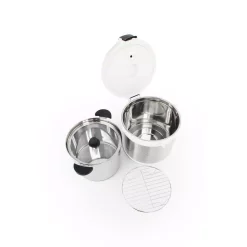 Cookers Tayama 7 Qt. Stainless Steel White Thermal Cooker/Slow Cooker -Costway Shop white tayama slow cookers txm 70xl 44 1000