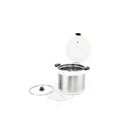 Cookers Tayama 7 Qt. Stainless Steel White Thermal Cooker/Slow Cooker -Costway Shop white tayama slow cookers txm 70xl fa 1000