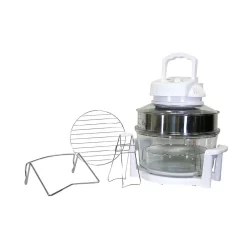 Toasters Tayama Turbo 1300 W White Countertop Convection Oven With Built-In Timer -Costway Shop white tayama toaster ovens to 2000xr 44 1000