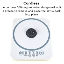 Electric Kettles Tribest 6-Cup White Raw Tea Kettle 4 Electric Kettles Tribest 6-Cup White Raw Tea Kettle -Costway Shop white tribest electric kettles gkd 450 b 4f 1000