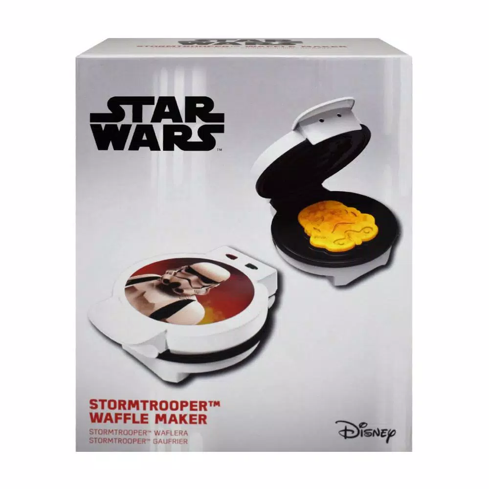 Electric Skillets & Indoor Grills Uncanny Brands Star Wars Stormtrooper White American Waffle Maker 7 Electric Skillets & Indoor Grills Uncanny Brands Star Wars Stormtrooper White American Waffle Maker - Image 5