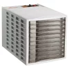 Food Processing Weston 10-Tray White Food Dehydrator With Temperature Control -Costway Shop white weston dehydrators 75 0201 w 64 1000