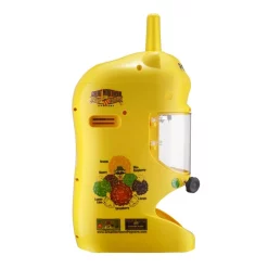 Dessert Makers Great Northern Polar Pal 32 Oz. Yellow Electric Ice Shaver And Snow Cone Machine -Costway Shop yellow great northern snow cone machines hwd620002 1f 1000