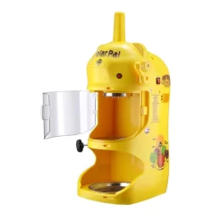 Dessert Makers Great Northern Polar Pal 32 Oz. Yellow Electric Ice Shaver And Snow Cone Machine -Costway Shop yellow great northern snow cone machines hwd620002 4f 1000