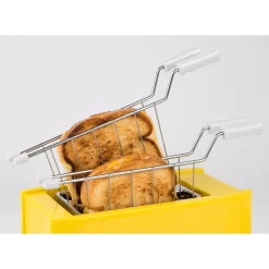 Toasters Nostalgia 4-Slice Yellow Wide Slot Grilled Cheese Toaster 5 Toasters Nostalgia 4-Slice Yellow Wide Slot Grilled Cheese Toaster -Costway Shop yellow nostalgia pop up toasters tcs2 1f 1000