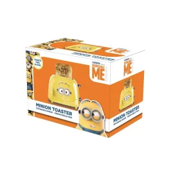 Toasters Uncanny Brands Minions Dave 2-Slice Yellow Toaster -Costway Shop yellow uncanny brands pop up toasters tste des dav 4f 1000