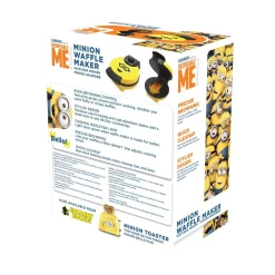 Electric Skillets & Indoor Grills Uncanny Brands Minions Kevin Classic Waffle Maker Yellow -Costway Shop yellow uncanny brands waffle makers wm des rd kev 1f 1000